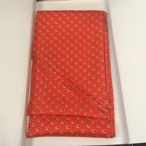 University of Miami Vineyard Vines Silk Scarf